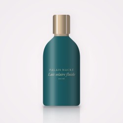 Lait solaire fluide à l'huile de sésame SPF 50+ – Palais Nacré, flacon 200 ml