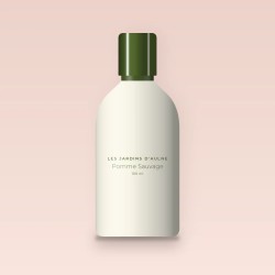 Gel douche Pomme Sauvage à l'huile d'argan – Les Jardins d'Aulne, flacon 100 ml