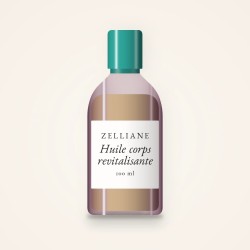 Huile corps revitalisante à la cameline – Zelliane, flacon 100 ml
