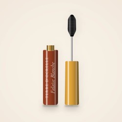 Mascara Falaise Blanche longueur extrême – Terre d'Ocrelle, flacon et brosse 10 ml, teinte Noir intense