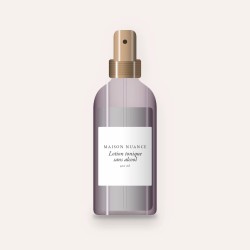 Lotion tonique sans alcool à l'hydrolat de menthe 400 ml