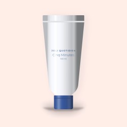 Masque visage Cinq Minutes au charbon végétal – Joli Quotidien, tube 100 ml