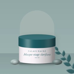 Masque visage clarifiant à l'extrait de papaye – Palais Nacré, photo d'ambiance