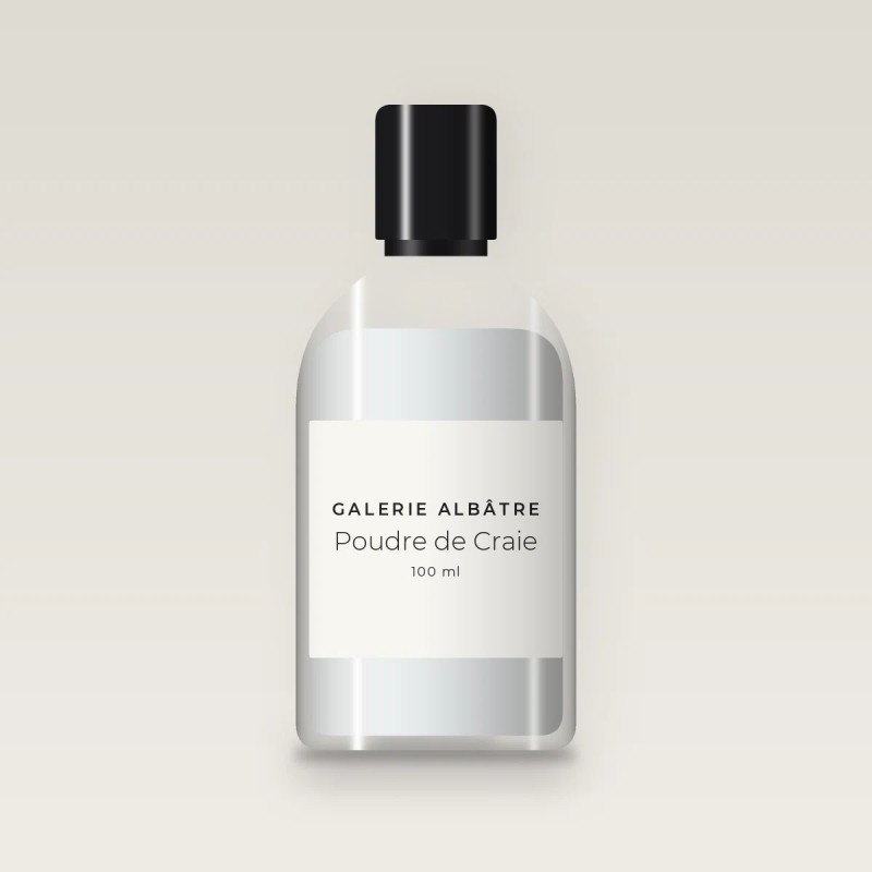 Poudre de Craie lotion tonique peaux sensibles – Galerie Albâtre, flacon 100 ml