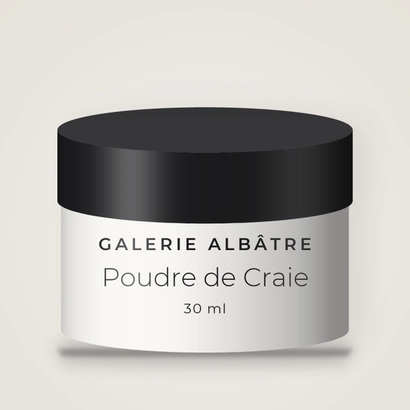 Soin anti-âge Poudre de Craie à l'acide férulique – Galerie Albâtre, pot 30 ml
