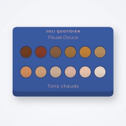 Palette yeux confort Pause Douce – Joli Quotidien, 9 × 1 g, teinte Tons chauds