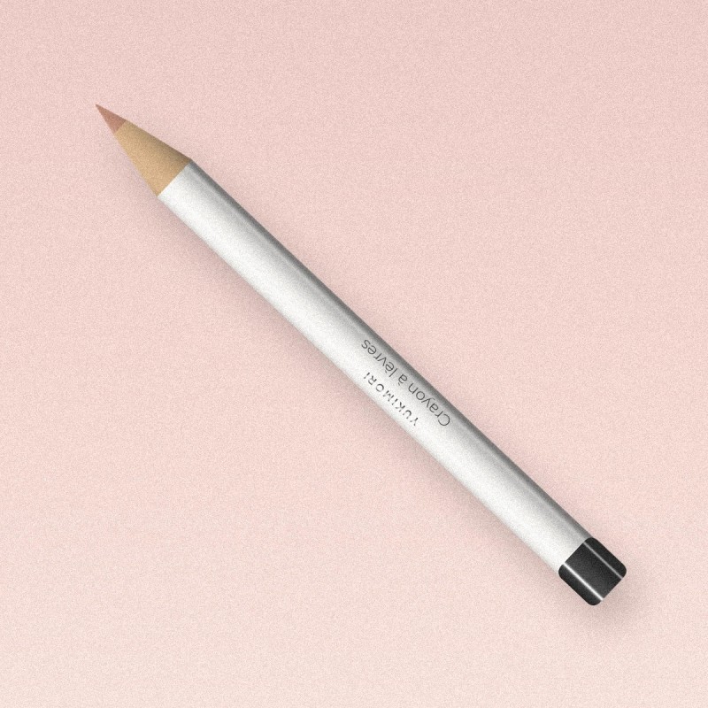 Crayon à lèvres haute précision au beurre de karité – Yukimori, 1,2 g, teinte 01 Nude beige