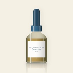 Huile à barbe Île Inconnue au citron – Le Cartographe, flacon compte-gouttes 30 ml