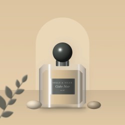 Parfum Cèdre Noir intense – Selle & Silex, photo d'ambiance