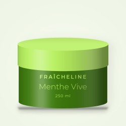 Crème coiffante démêlante Menthe Vive – Fraîcheline, pot 250 ml