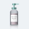 Gel douche Basalte à l'huile d'amande douce – Vellaure, flacon-pompe 500 ml