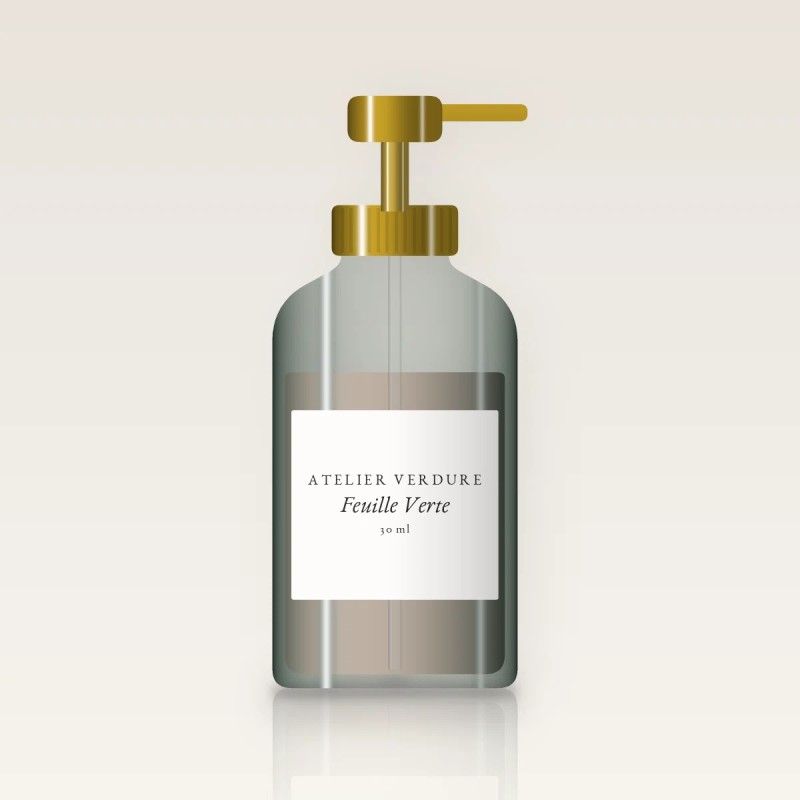 Feuille Verte sérum purifiant – Atelier Verdure, flacon-pompe 30 ml