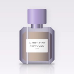 Parfum Marge Florale insouciant – Carnet d'Iris, flacon 30 ml