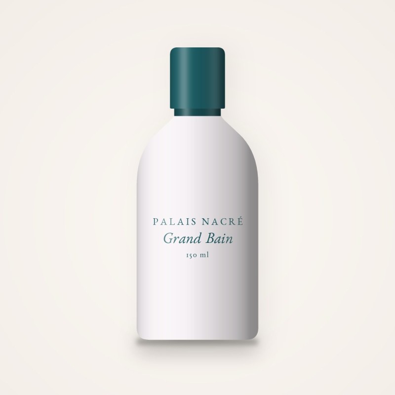 Nettoyant visage Grand Bain à l'extrait d'hamamélis – Palais Nacré, flacon 150 ml