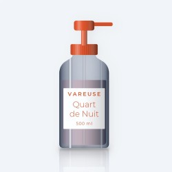 Gel douche Quart de Nuit à la pastèque – Vareuse, flacon-pompe 500 ml