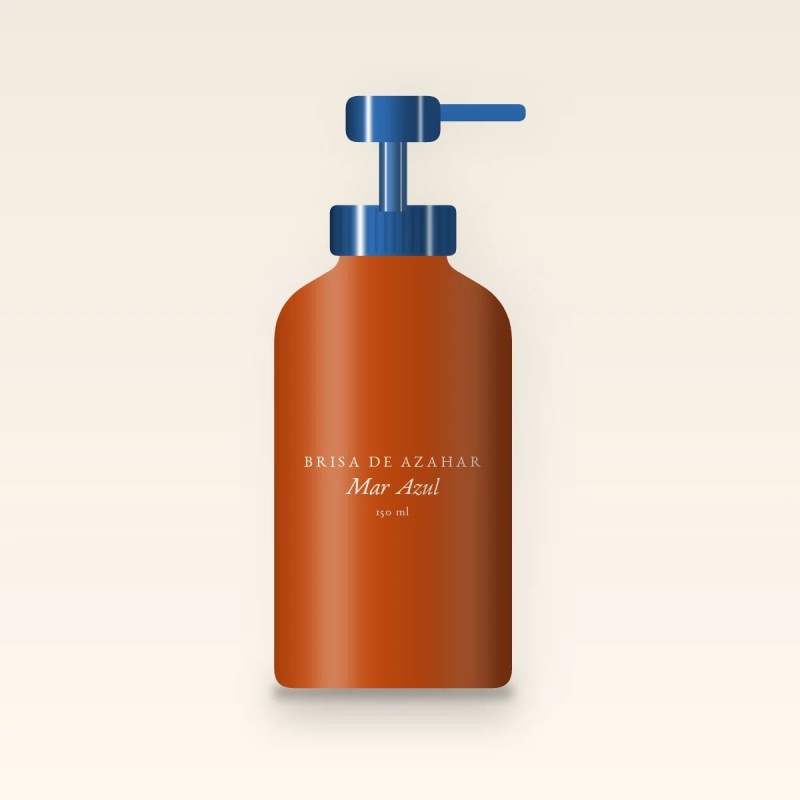 Crème coiffante sculptante Mar Azul – Brisa de Azahar, flacon-pompe 150 ml