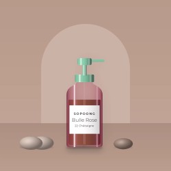 Fond de teint ultra-léger Bulle Rose – Sopoong, photo d'ambiance