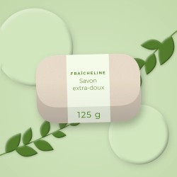 Savon surgras extra-doux à l'huile d'avocat – Fraîcheline, photo d'ambiance