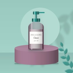 Nettoyant visage éclat Oasis – Zelliane, photo d'ambiance