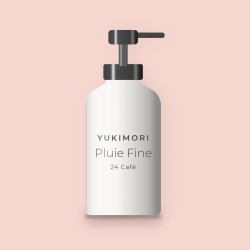 Fond de teint Pluie Fine à l'eau de rose – Yukimori, flacon-pompe 35 ml, teinte 24 Café