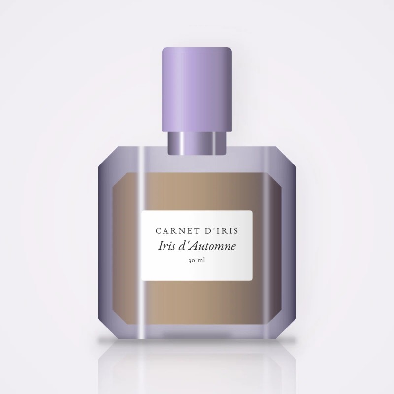 Parfum Iris d'Automne indomptable – Carnet d'Iris, flacon 30 ml