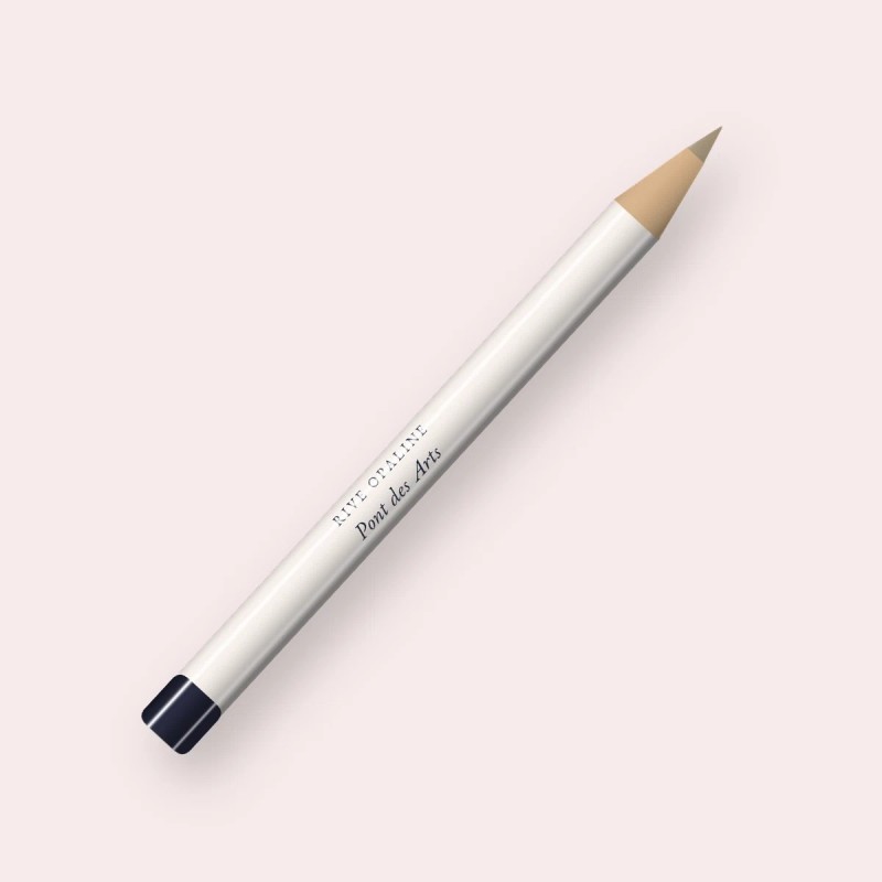 Crayon à sourcils Pont des Arts à l'huile de raisin – Rive Opaline, 1,1 g, teinte 01 Blond cendré