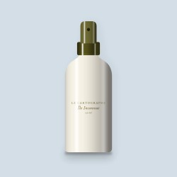 Brume Île Inconnue aérienne au concombre – Le Cartographe, flacon spray 150 ml