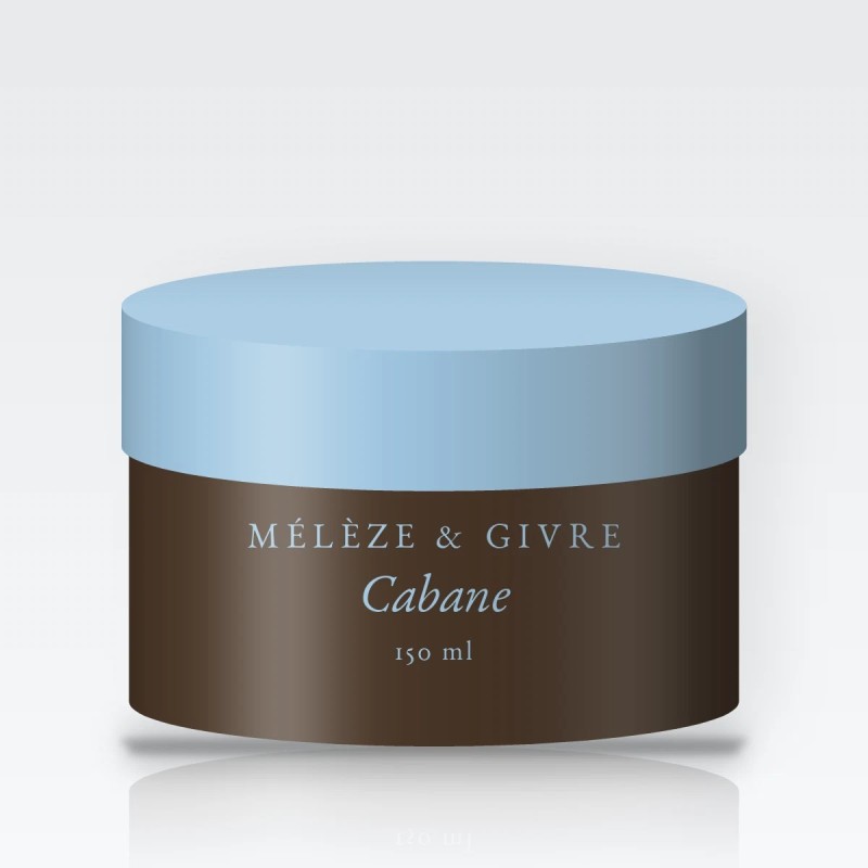 Crème coiffante fixation souple Cabane – Mélèze & Givre, pot 150 ml