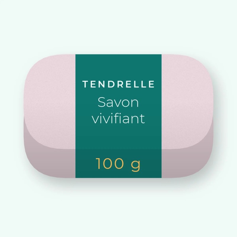 Savon surgras vivifiant à l'huile de sésame – Tendrelle, pain 100 g
