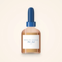 Huile capillaire réparation intense Mar Azul – Brisa de Azahar, flacon compte-gouttes 50 ml