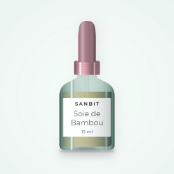 Soie de Bambou sérum anti-pollution – Sanbit, flacon compte-gouttes 15 ml