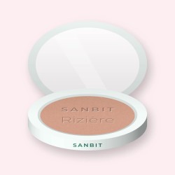 Terre de soleil Rizière à l'huile de jojoba – Sanbit, boîtier 10 g, teinte 02 Sable rosé