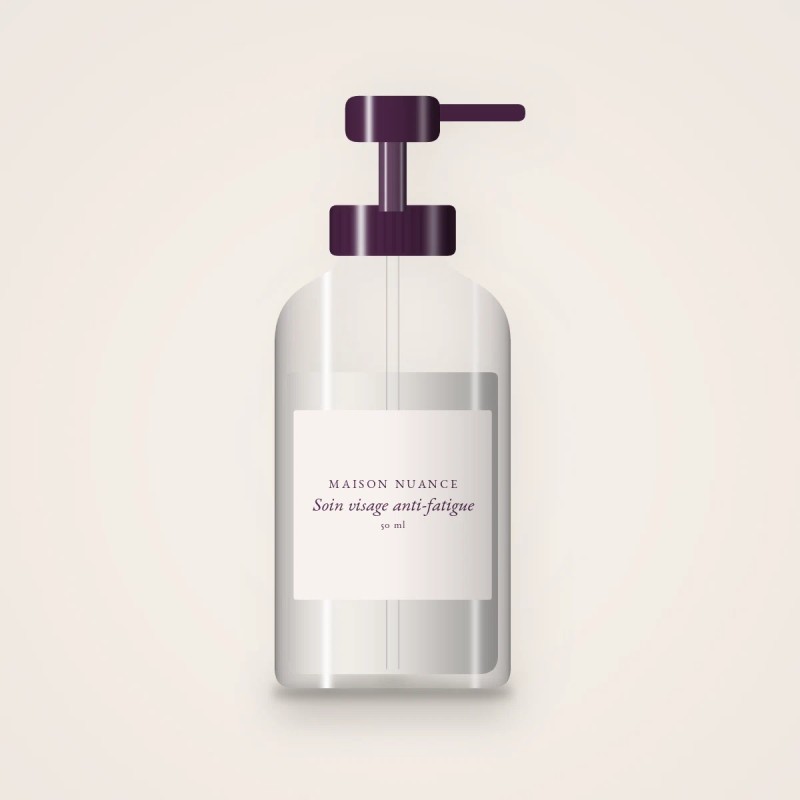 Soin visage anti-fatigue aux algues marines pour homme – Maison Nuance, flacon-pompe 50 ml