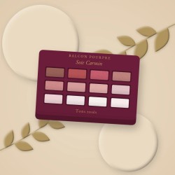 Palette yeux Soie Carmin à l'huile d'argan | Balcon Pourpre