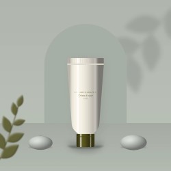 Crème à raser peaux réactives à l'eucalyptus pour homme – Le Cartographe, photo d'ambiance
