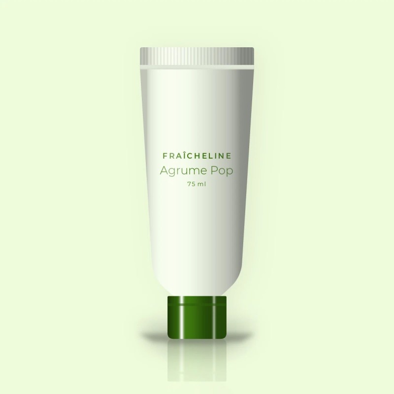 Baume après-rasage Agrume Pop à l'avoine – Fraîcheline, tube 75 ml