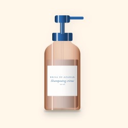 Shampooing crème aux protéines de riz – Brisa de Azahar, flacon-pompe 100 ml