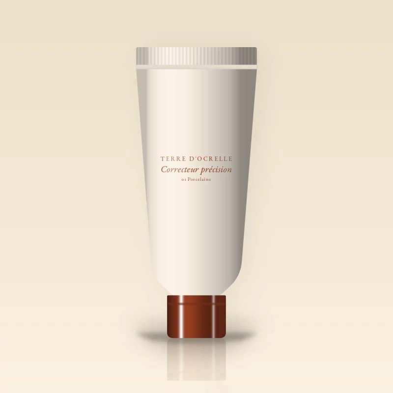 Correcteur précision à la camomille – Terre d'Ocrelle, tube 6 ml, teinte 01 Porcelaine