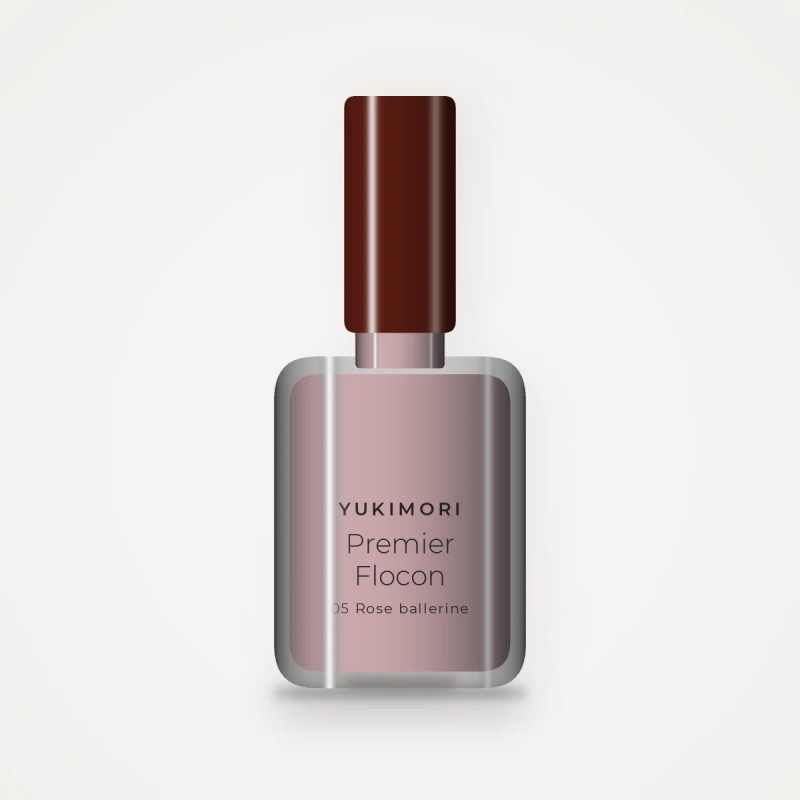 Vernis à ongles Premier Flocon au bambou – Yukimori, flacon 10 ml, teinte 05 Rose ballerine