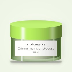 Crème mains et ongles onctueuse à l'avoine – Fraîcheline, pot 100 ml