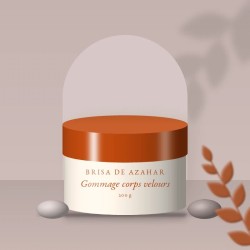 Gommage corps velours au sucre et au café – Brisa de Azahar, photo d'ambiance