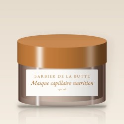 Masque capillaire nutrition à la graine de lin – Barbier de la Butte, pot 150 ml