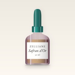 Huile capillaire Safran d'Or à l'avocat – Zelliane, flacon compte-gouttes 50 ml