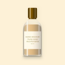 Huile corps sèche réconfortante au buriti – Mardi Douceur, flacon 150 ml