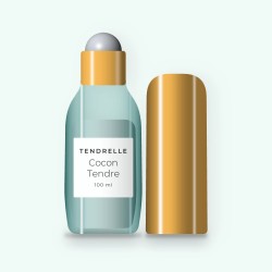 Déodorant Cocon Tendre soin efficacité douce – Tendrelle, flacon roll-on 100 ml