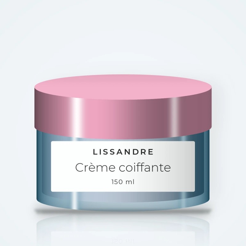 Crème coiffante réactivatrice de boucles aux protéines de quinoa – Lissandre, pot 150 ml