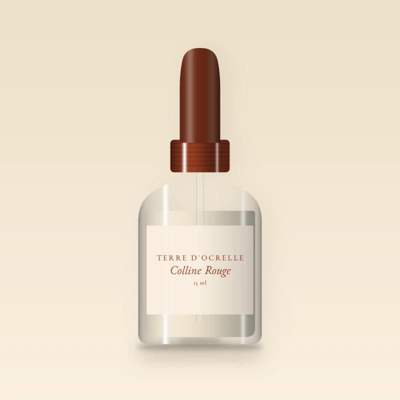 Colline Rouge sérum affinant – Terre d'Ocrelle, flacon compte-gouttes 15 ml