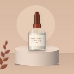 Colline Rouge sérum affinant – Terre d'Ocrelle, photo d'ambiance