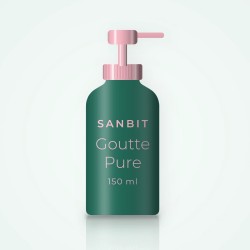 Goutte Pure nettoyant visage micellaire – Sanbit, flacon-pompe 150 ml