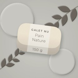 Savon Pain Nature à l'huile d'avocat – Galet Nu, photo d'ambiance